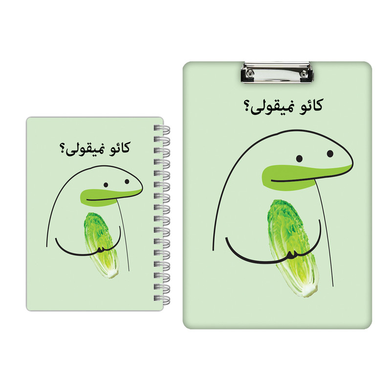 تخته شاسی مدل میقولی کد 2447 سایز a4 به همراه دفتر