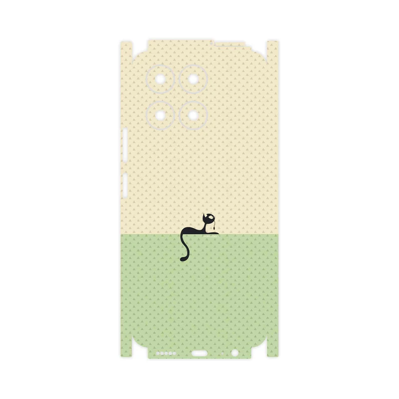 برچسب پوششی ماهوت مدل Minimal Internet Cat Icon-FullSkin مناسب برای گوشی موبایل آنر X6a