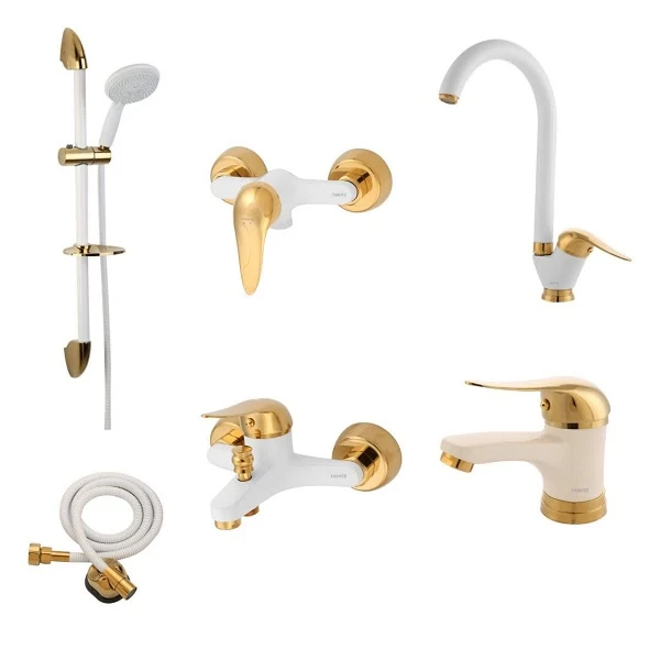 ست شیرآلات فاخته مدل زحل پلاس ST مجموعه 6 عددی