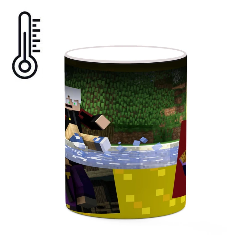 ماگ حرارتی کاکتی طرح ماینکرافت minecraft مدل mgh41307