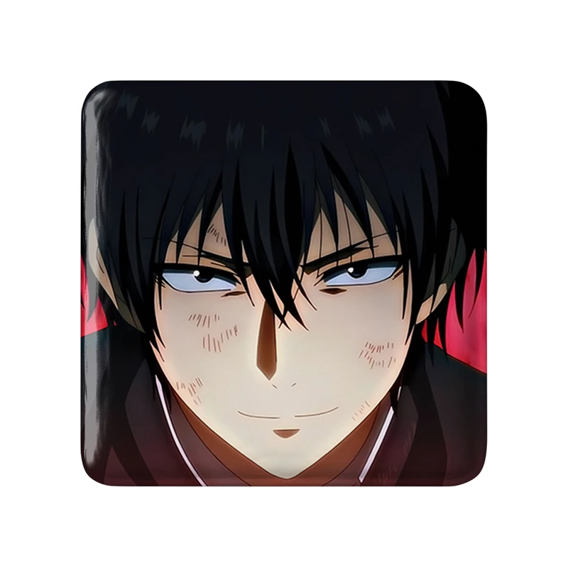 مگنت خندالو طرح یوییچی انیمه توموداچی گیم Tomodachi Game  مدل مربعی کد 18455