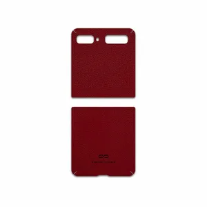 MAHOOT Red-Leather Cover Sticker for Samsung Galaxy Z Flip