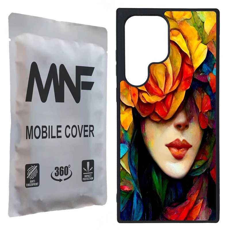 کاور ام ان اف طرح  نقاشی پرتره کد P-058 مناسب برای گوشی موبایل سامسونگ Galaxy S23 Ultra
