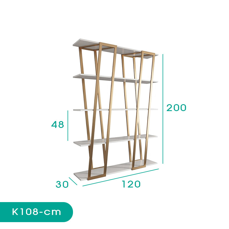 کتابخانه اسمردیس مدل K108 - MDF+