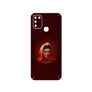 MAHOOT Portrait of an Indian Woman Cover Sticker for Infinix Hot 11 Play