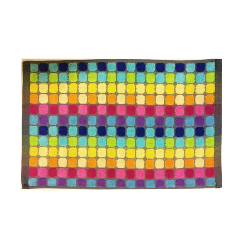 حوله دستی لاله مدل رنگارنگ سایز 50*90 سانتی متر