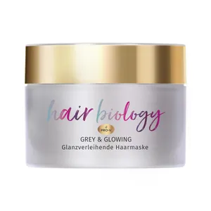ماسک مو هیر بیولوژی مدل Grey and Glowing حجم 160 میلی لیتر