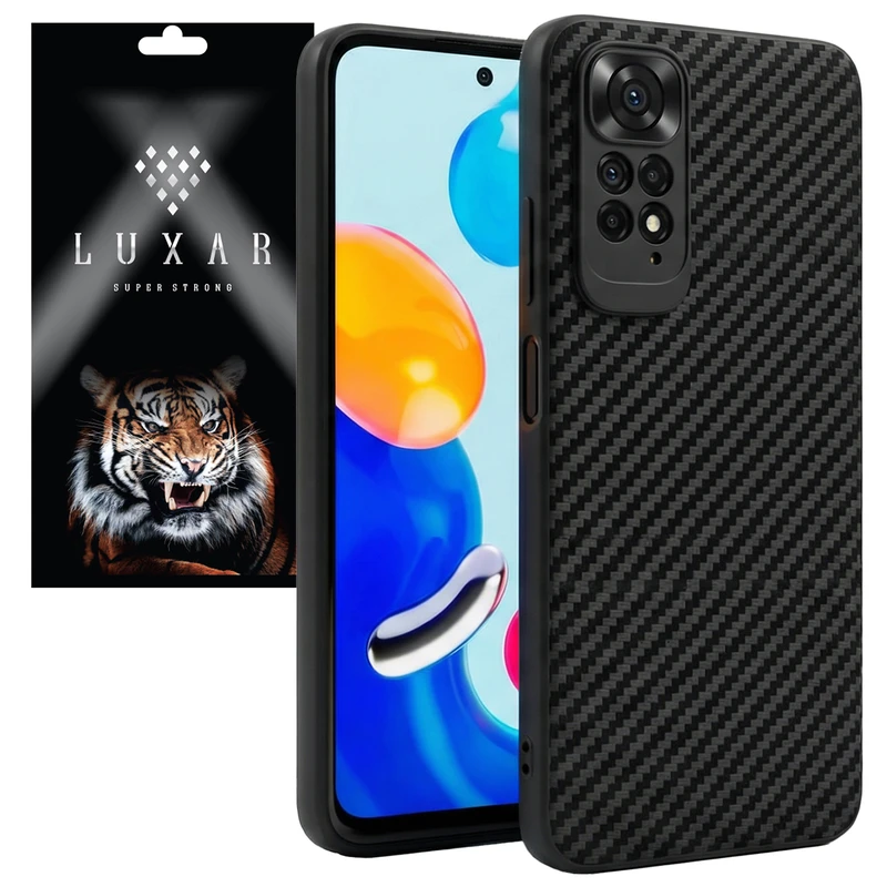 کاور لوکسار مدل note11s -Carbon Line مناسب برای گوشی موبایل شیائومی Note 11S