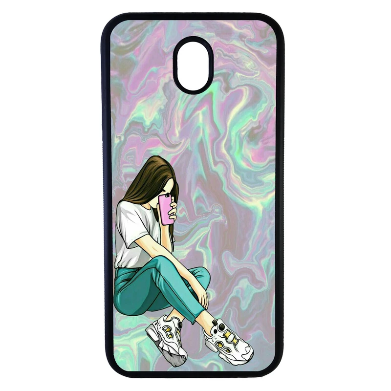 کاور طرح دخترانه کد 7266 مناسب برای گوشی موبایل سامسونگ galaxy j7 pro