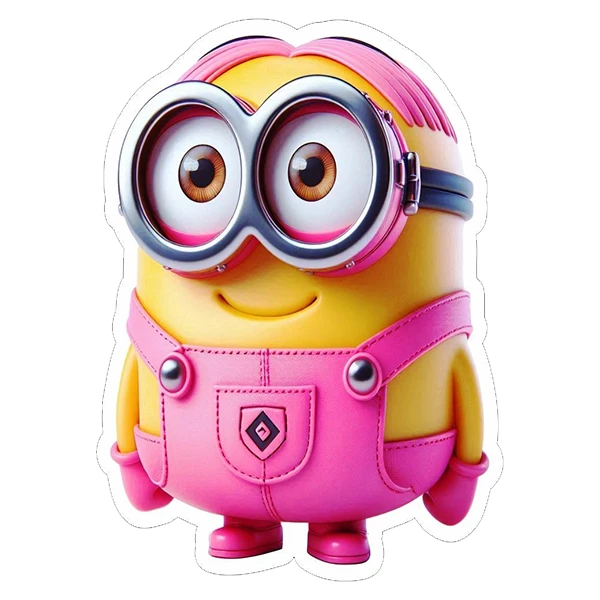 استیکر پارچه و لباس پاد آفرین طرح مینیون ها کد 1106