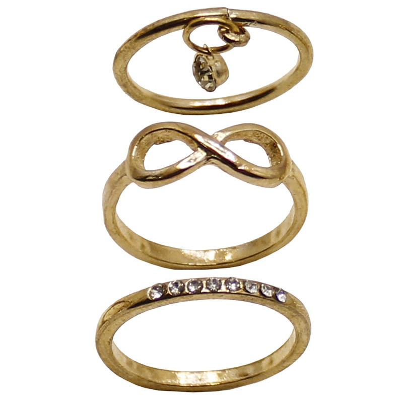 بند انگشتی زنانه کد RKH_1130 مجموعه 3 عددی