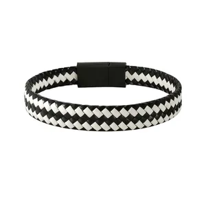 دستبند مردانه مدل چرم طبیعی کد 1339