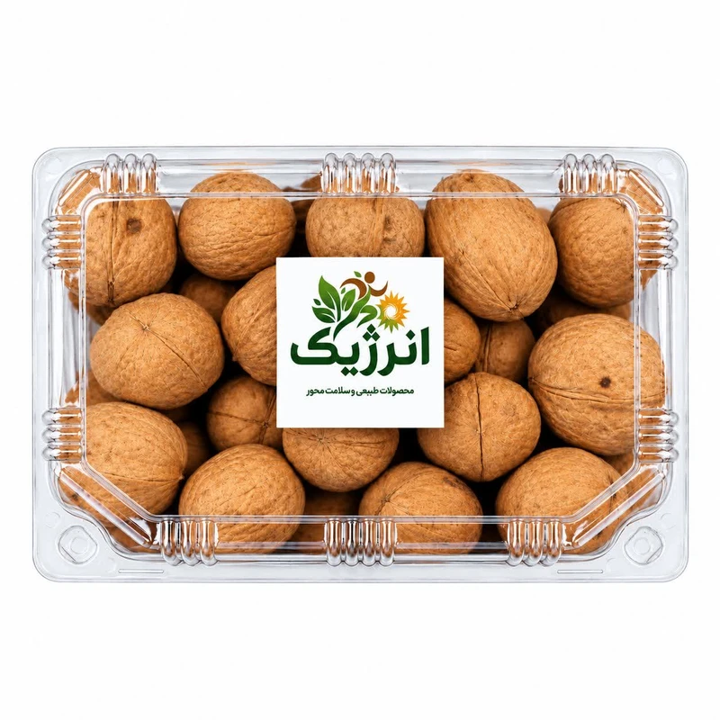 گردو با پوست خام قم انرژیک - 350 گرم