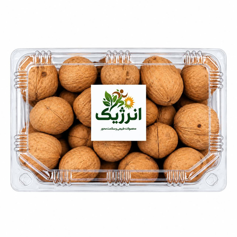 گردو با پوست خام قم انرژیک - 350 گرم