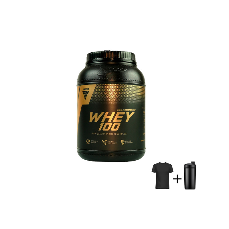 پودر پروتئین وی با طعم شکلات ترک نوتریشن - 2275 گرم به همراه تیشرت و شیکر