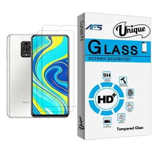 AFS Unique Glass MIX002 Screen Protector For Xiaomi Redmi Note 9 Pro (India) Pack Of 2
