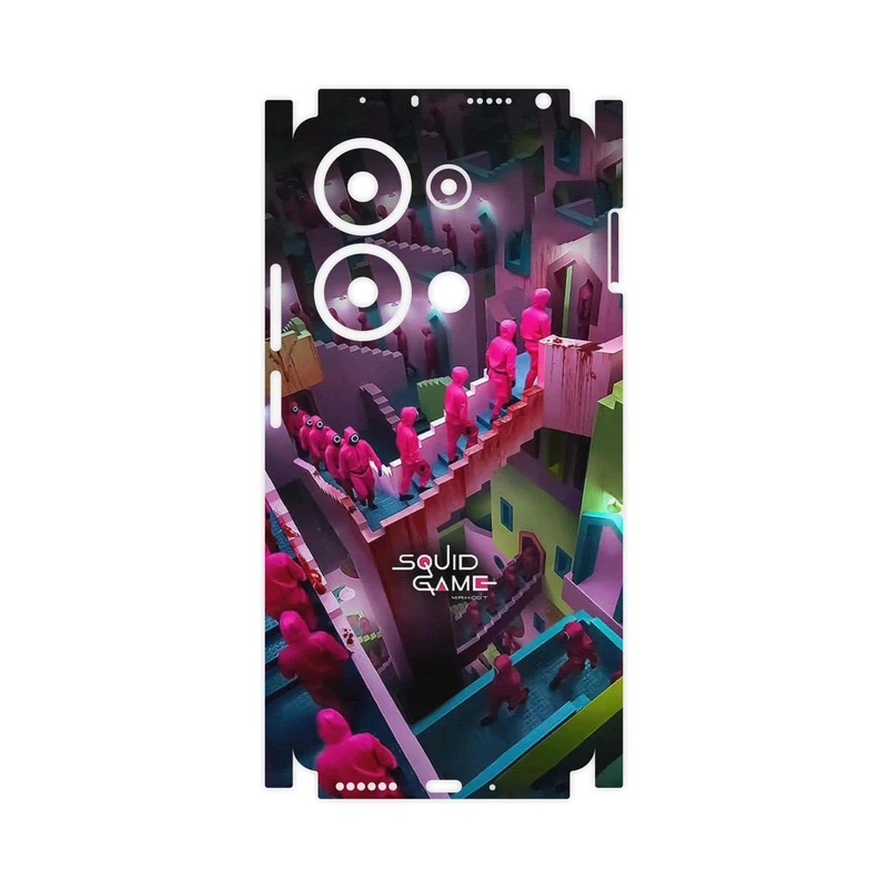 برچسب پوششی ماهوت مدل Squid Game-FullSkin مناسب برای گوشی موبایل شیائومی Redmi Note 13 Pro 4G