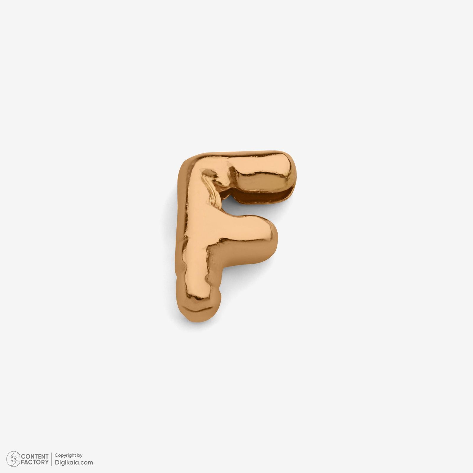 آویز گردنبند طلا 18 عیار زنانه حافا گلد طرح F کد a020 -  - 2