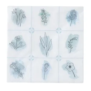 دستمال میز انگلیش هوم مدل Greeny بسته 20 عددی