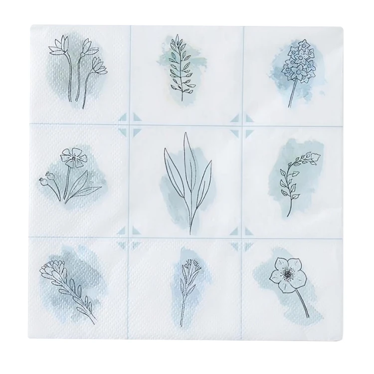 دستمال میز انگلیش هوم مدل Greeny بسته 20 عددی