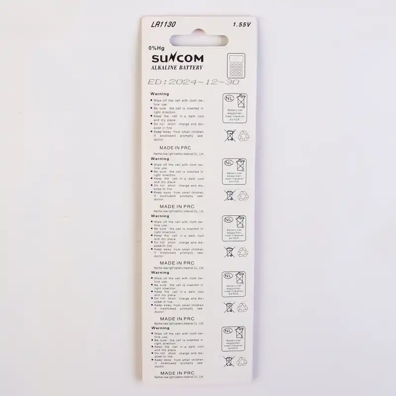 باتری ساعت سان کام مدل AG10 LR1130 390 بسته 10 عددی