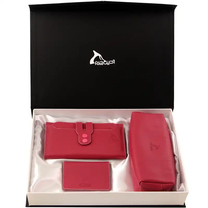 ست هدیه زنانه چرم بارز مدل DS45.nw