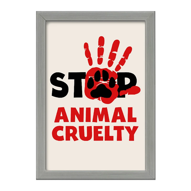 تابلو خندالو طرح حمایت از حیوانات کد 27370