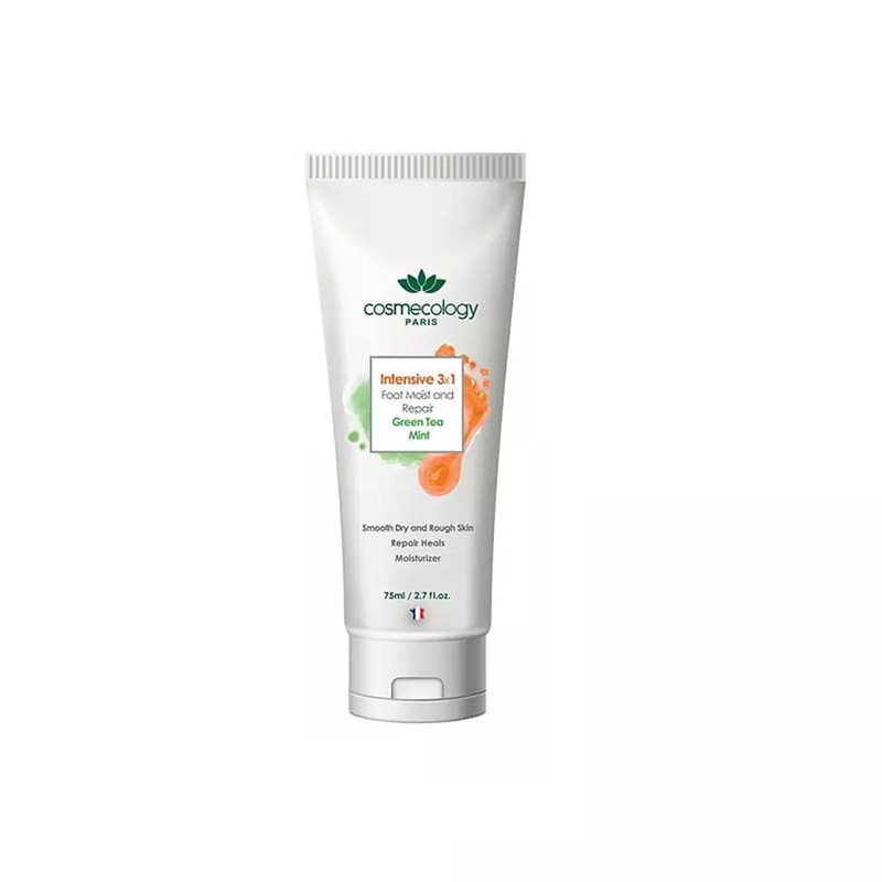 کرم مرطوب کننده پا کاسمکولوژی مدل green tea-mint حجم 75 میلی لیتر کرم مرطوب کننده پا کاسمکولوژی مدل green tea-mint حجم 75 میلی لیتر