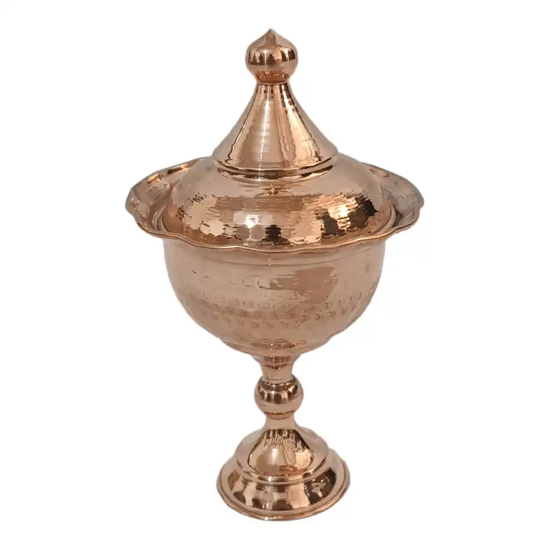قندان مسی مدل پایه دار کد H-2057
