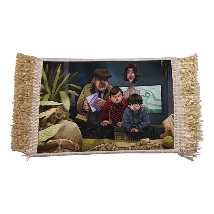 فرش ماشینی دیوارکوب مدل هری پاتر کد 42