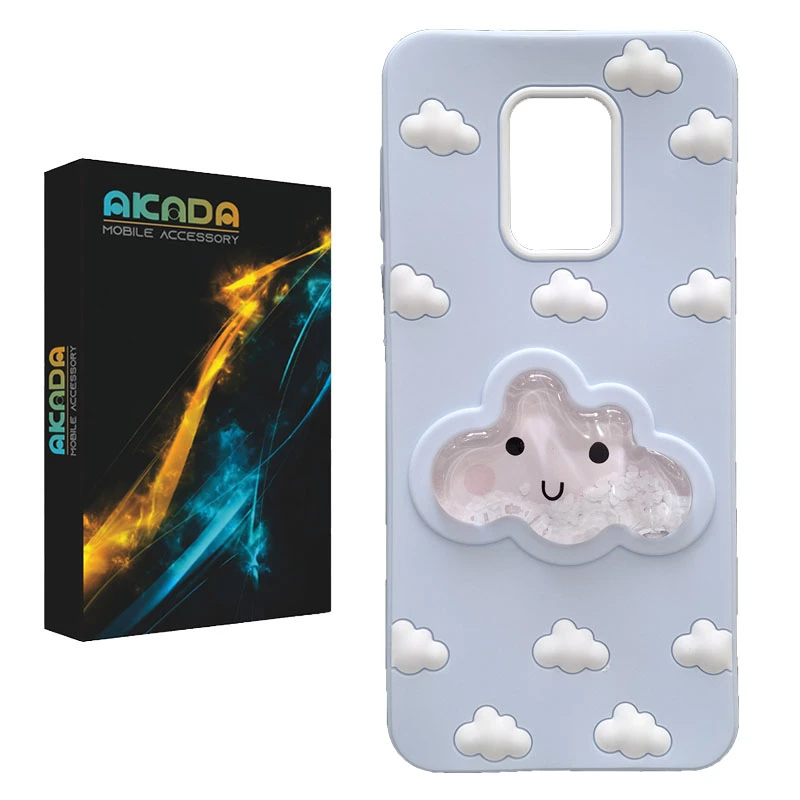 کاور آکادا مدل ابر سیلیکونی مناسب برای گوشی موبایل شیائومی Redmi Note 9 Pro / Note 9s