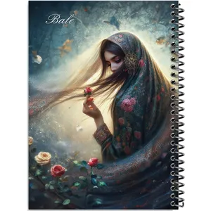 دفتر طراحی 50 برگ انتشارات بله مدل کاغذ ضخیم طرح دخترانه کد Q538