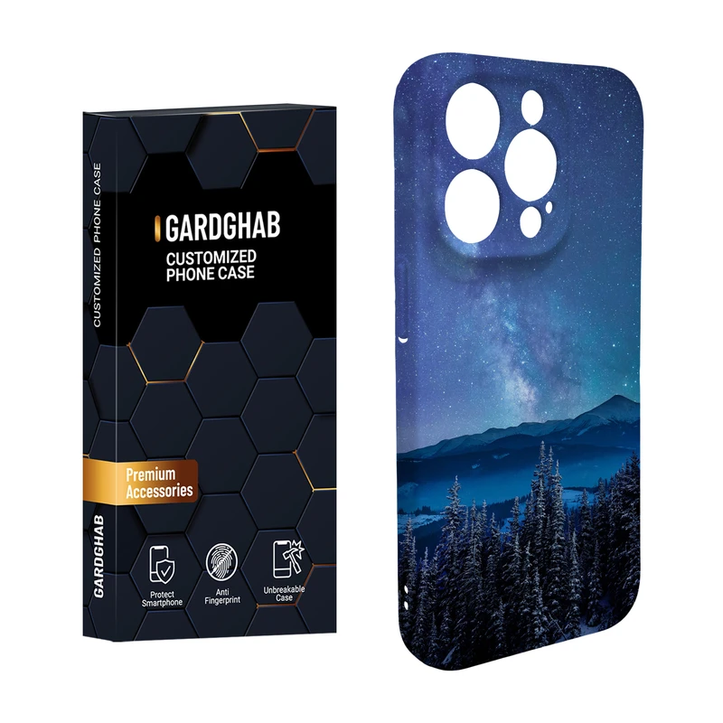 کاور گارد قاب مدل منظره و طبیعت مناسب برای گوشی موبایل اپل iPhone 15 Promax