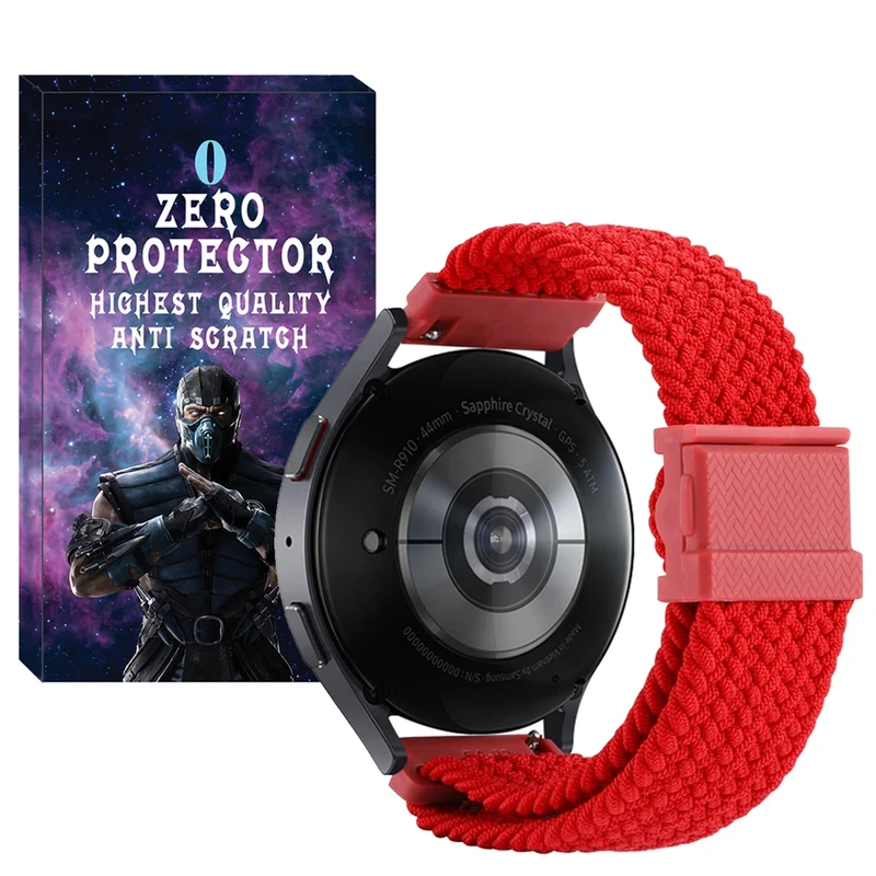 بند زیرو مدل Braided Magnet ZR مناسب برای ساعت هوشمند سامسونگ Galaxy watch Active 40mm / Active 2 40mm / Active 2 44mm
