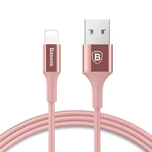 کابل تبدیل USB به لایتنینگ باسئوس مدل  Mirror Metal طول 1 متر