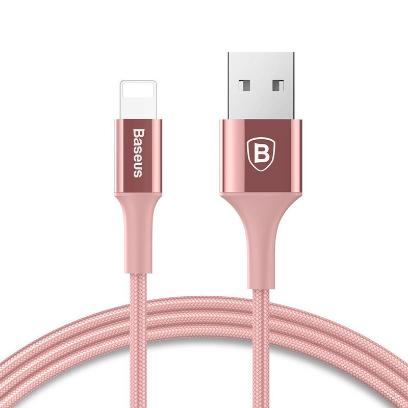 کابل تبدیل USB به لایتنینگ باسئوس مدل Mirror Metal طول 1 متر