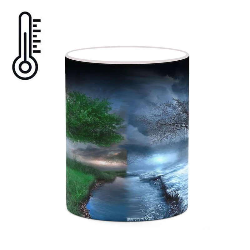 ماگ حرارتی کاکتی مدل منظره کد mgh18192