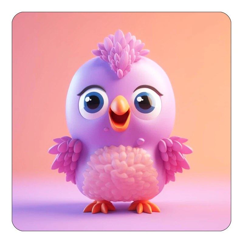 مگنت کاکتی طرح حیوانات کارتونی مدل mp27804