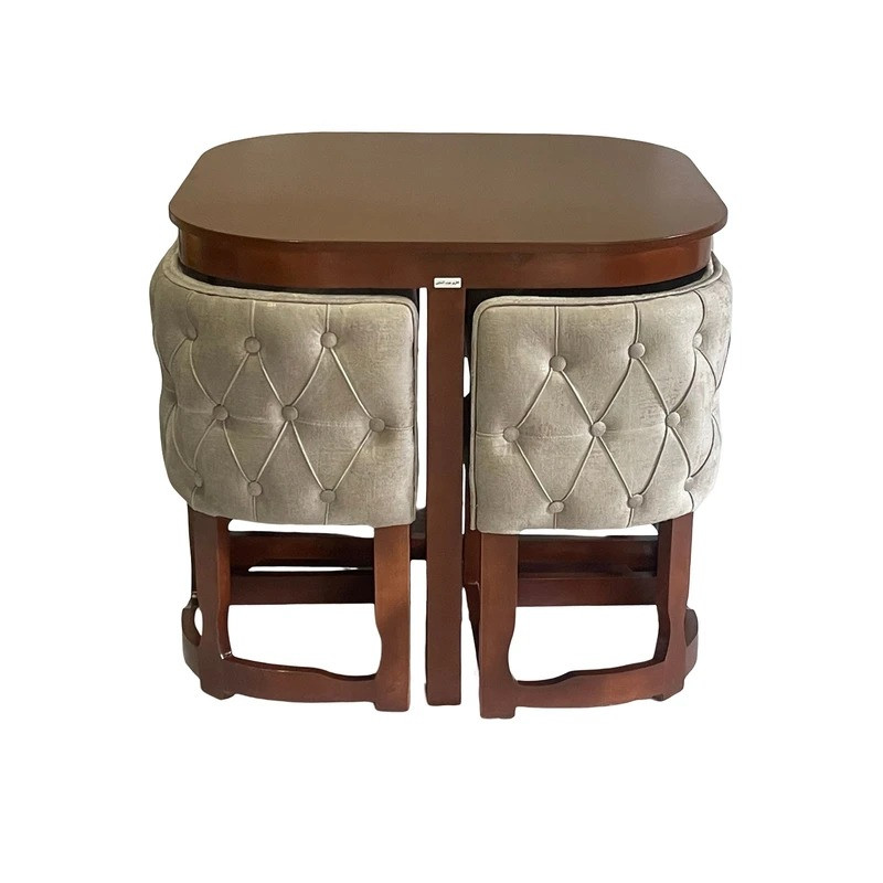 میز و صندلی ناهارخوری چهار نفره گالری والریان مدل M-CH-604