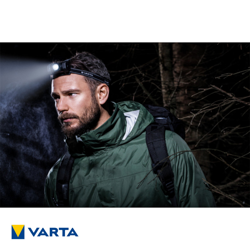 چراغ پیشانی وارتا مدل H20 PRO به همراه باطری مجموعه 4 عددی