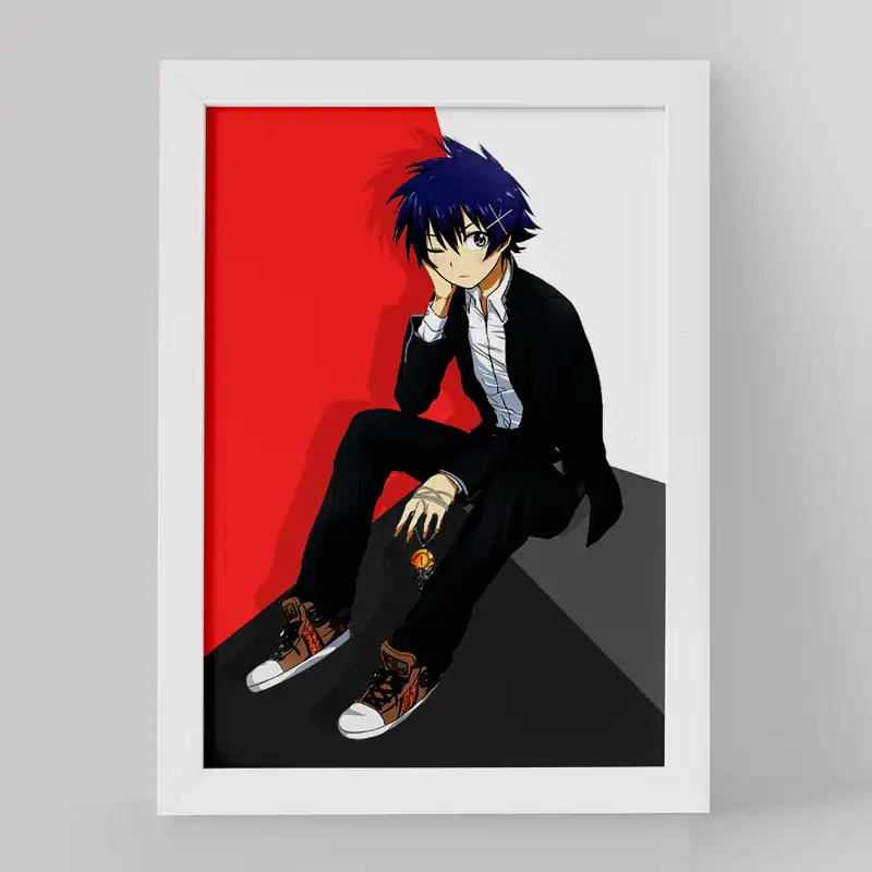 تابلو خندالو مدل ایچیبو انیمه عشق دروغین کد 17178