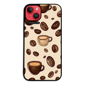 AKAM AMC-WA14PLUS-COFFEE-10 Cover For Apple iPhone 14 Plus