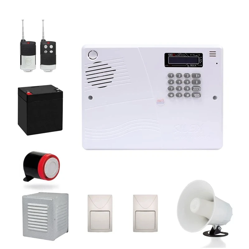 دزدگیر اماکن سایلکس مدل پک کامل SG-Lite دو چشمی