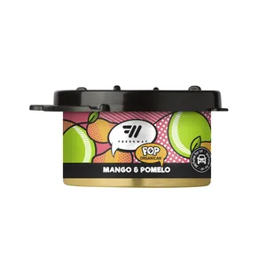 خوشبوکننده خودرو فرش وی مدل کنسروی ارگانیک MD با رایحه Mango&Pomelo