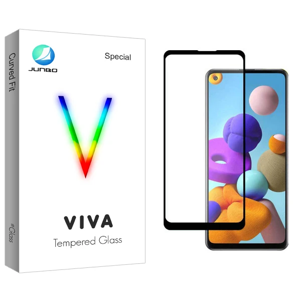 محافظ صفحه نمایش جانبو مدل Viva Glass مناسب برای گوشی موبایل سامسونگ Galaxy A21s