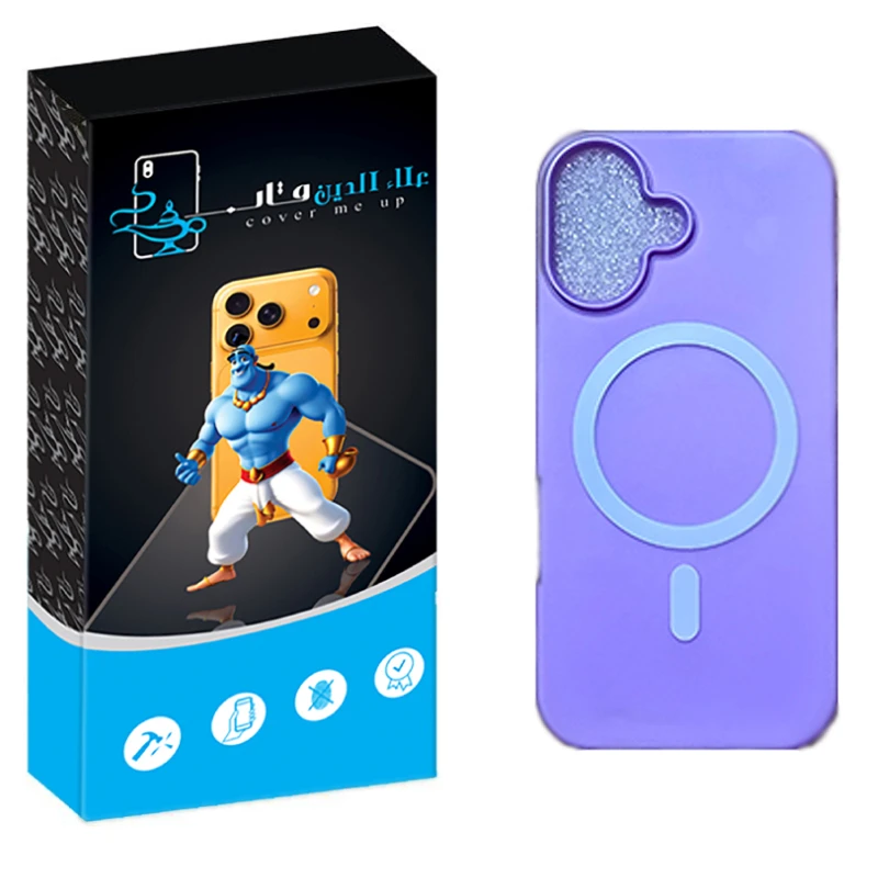 کاور علاالدین قاب مدل سیلیکونی پاستیلی مناسب برای گوشی موبایل اپل Iphone 17