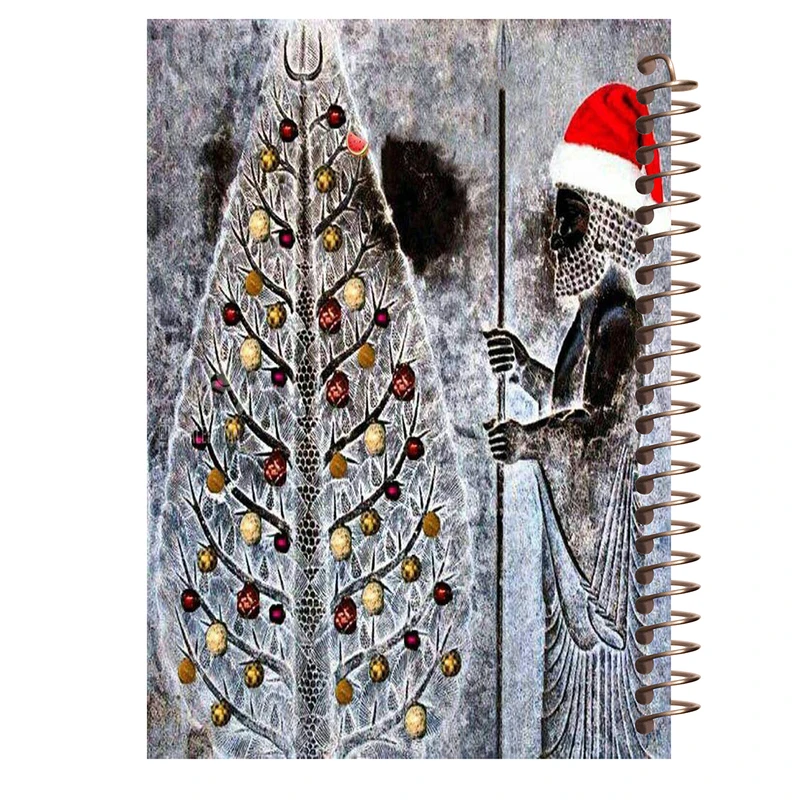 دفترچه یادداشت 100 برگ طرح کریسمس کد O171