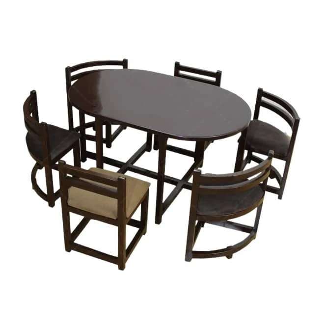 میز و صندلی ناهارخوری 6 نفره مدل کمجا K06