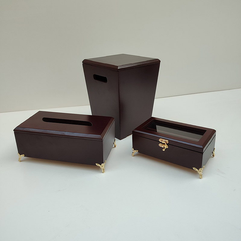 ست سطل و جای دستمال کد 3021 به همراه جا کاردی