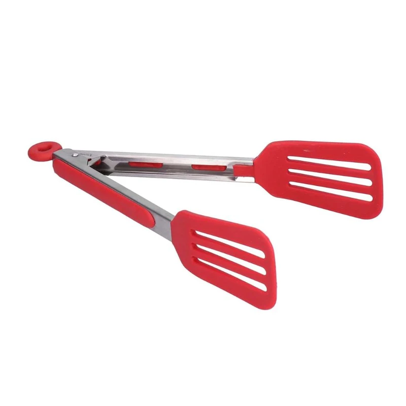 انبر مدل دسته استیل سیلیکونی ۱